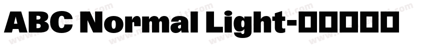 ABC Normal Light字体转换